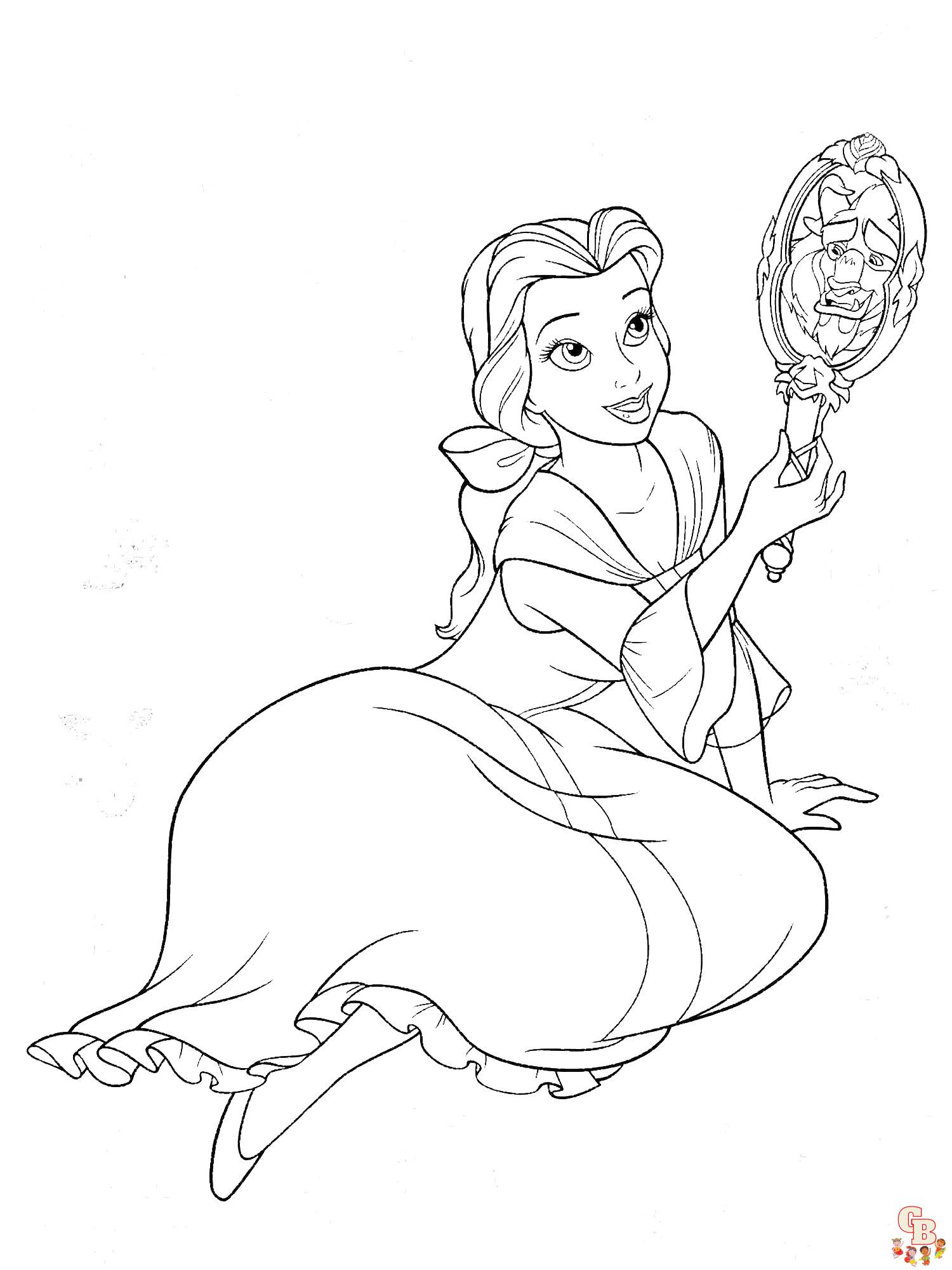 Coloriage princesse