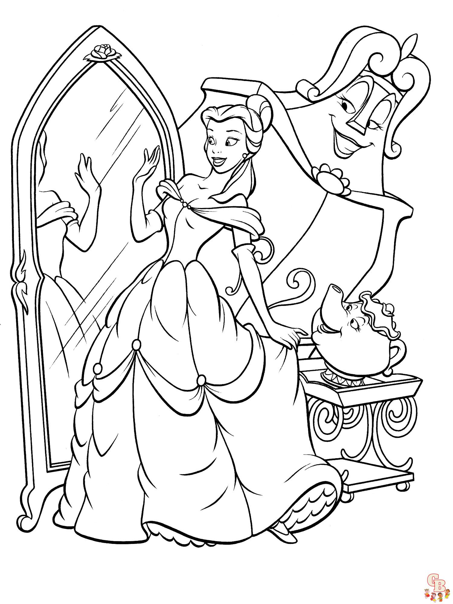 Coloriage princesse