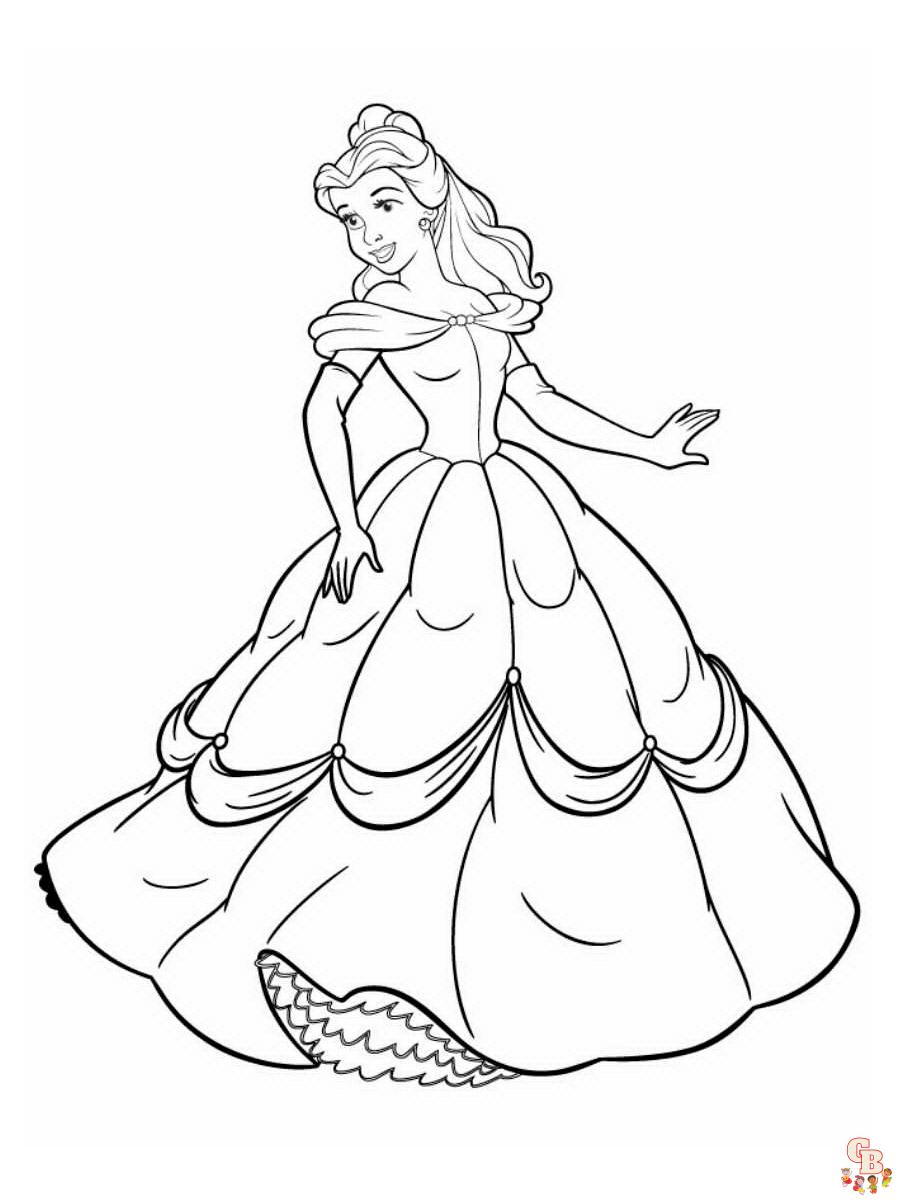 Coloriage princesse