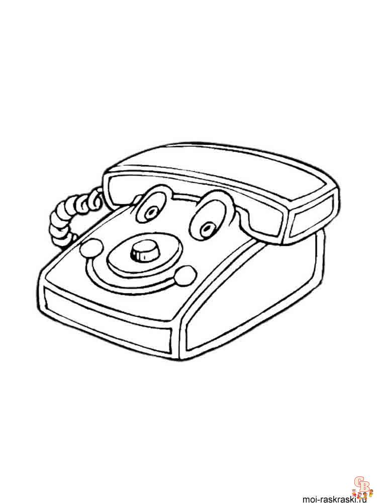 Coloriage telephone