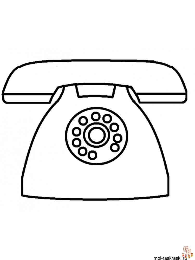 Coloriage telephone