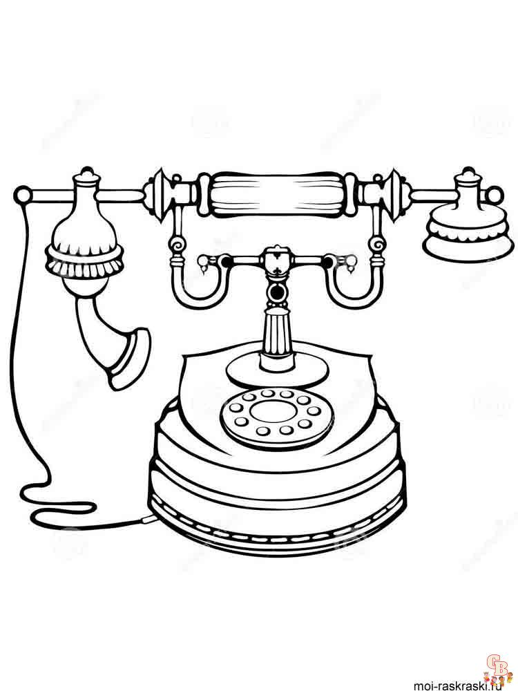 Coloriage telephone