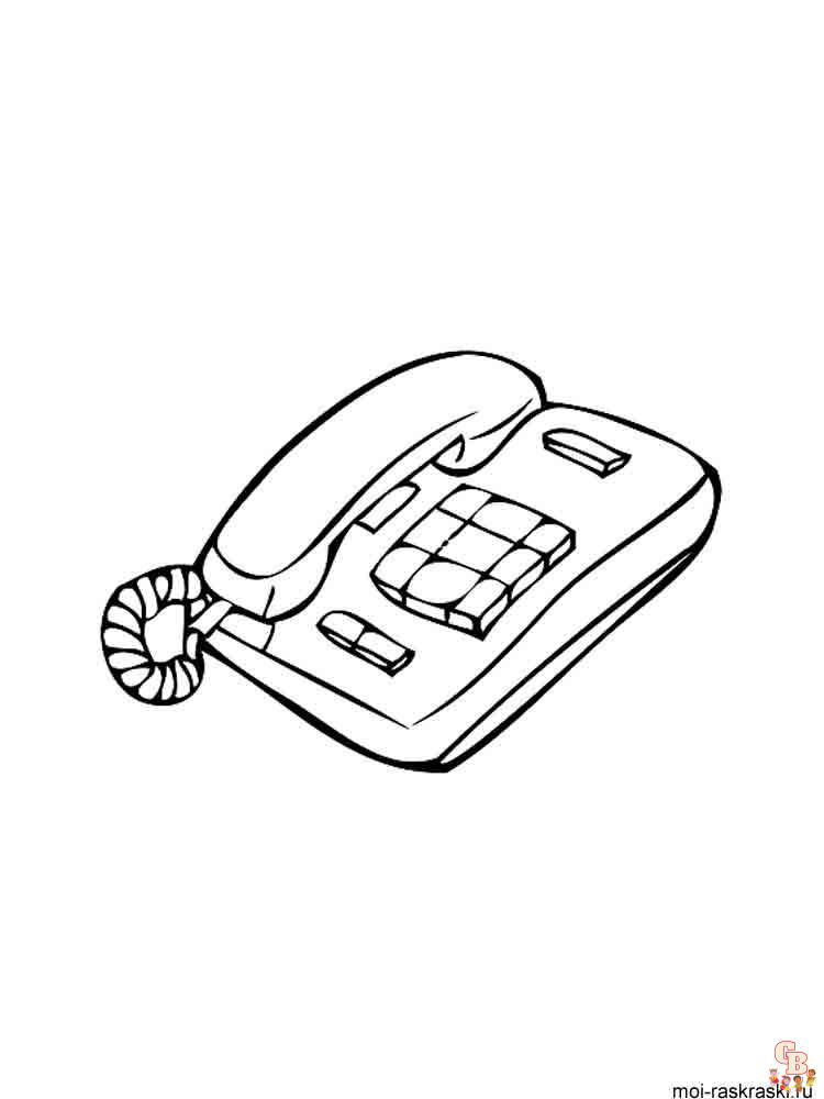 Coloriage telephone