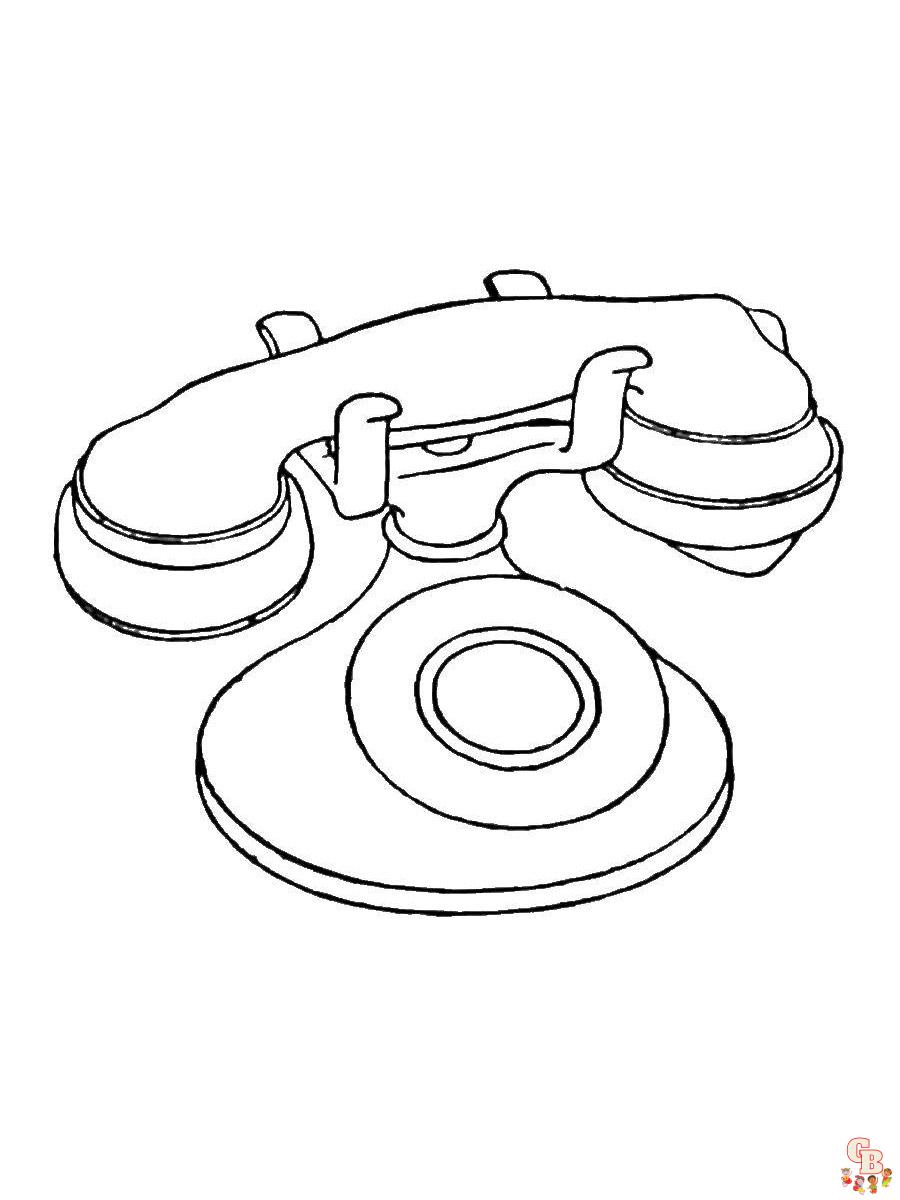 Coloriage telephone