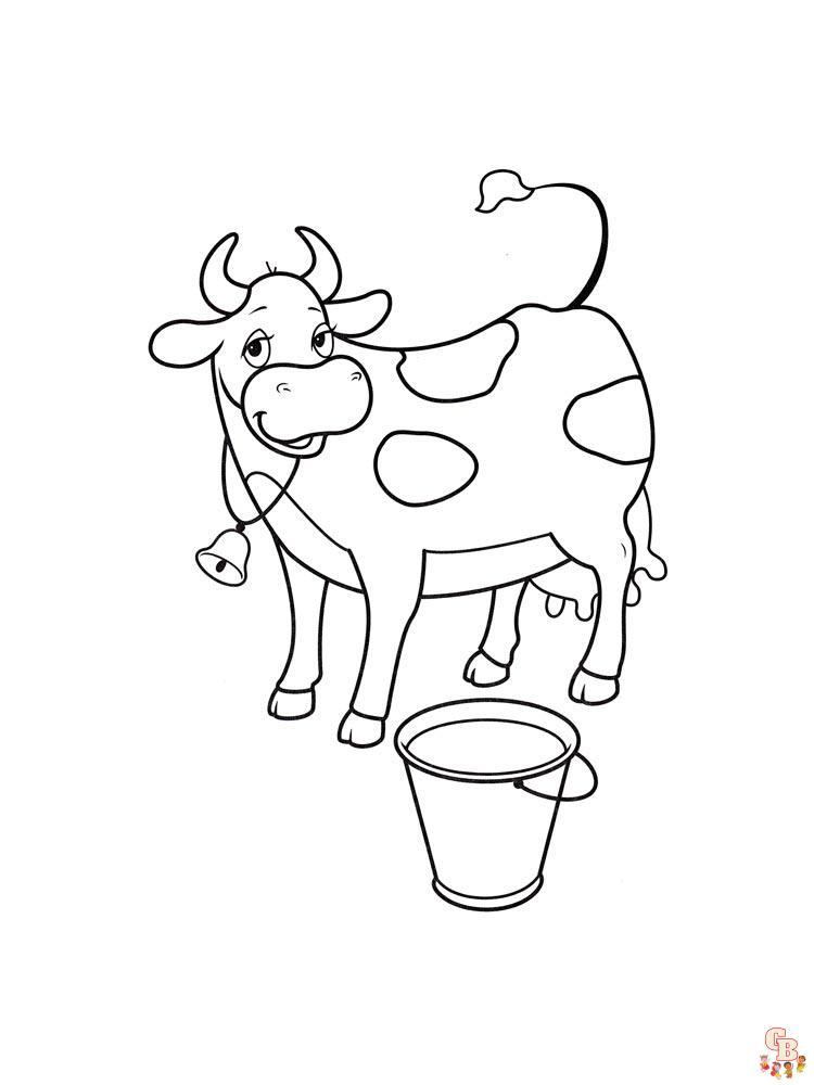 Coloriage vaches