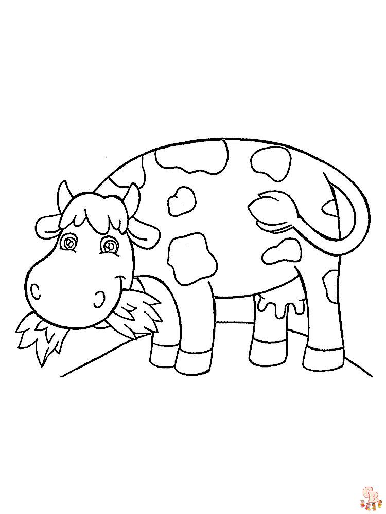 Coloriage vaches