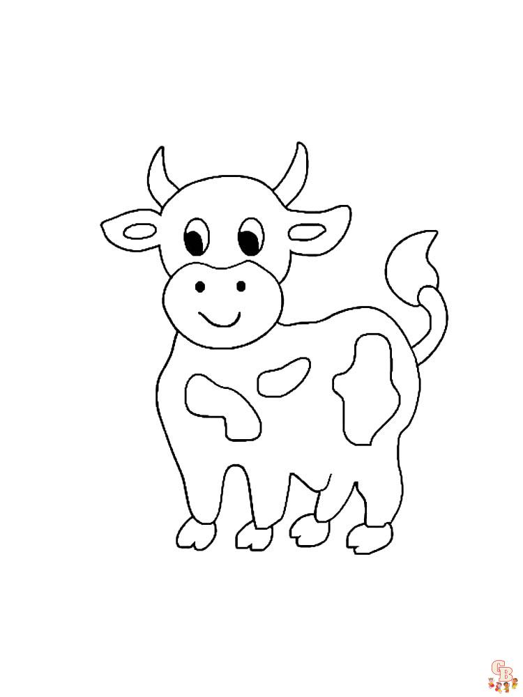 Coloriage vaches