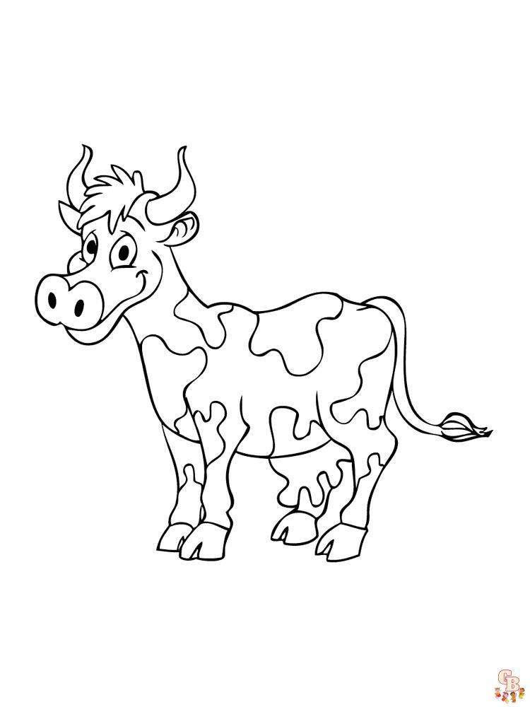 Coloriage vaches