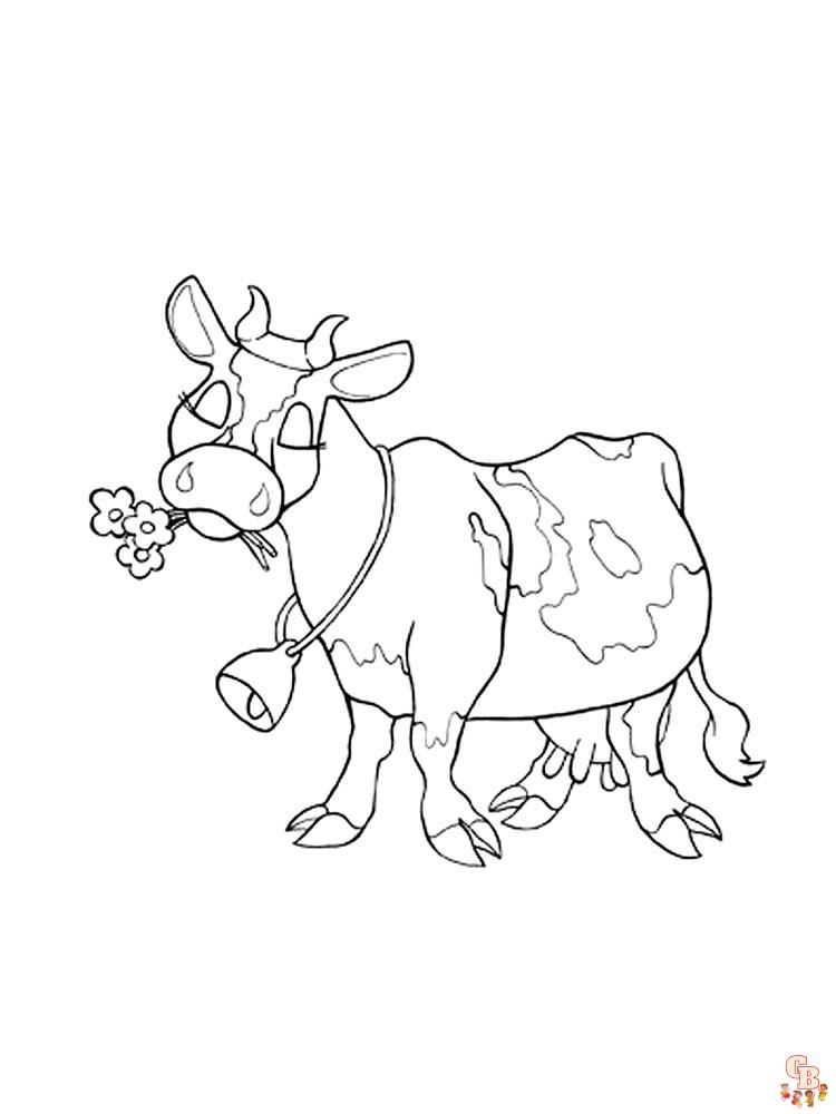 Coloriage vaches