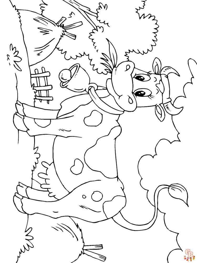 Coloriage vaches