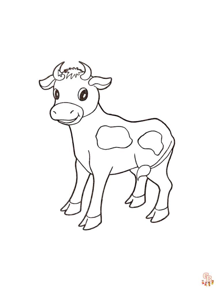 Coloriage vaches