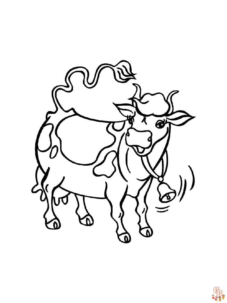 Coloriage vaches