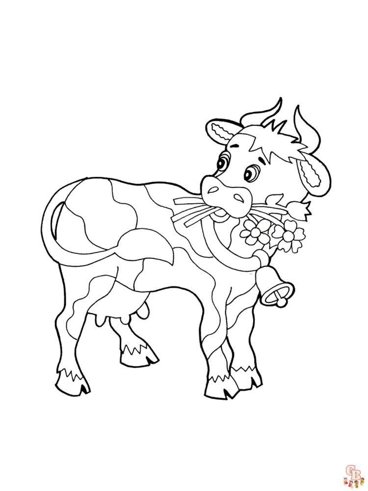 Coloriage vaches