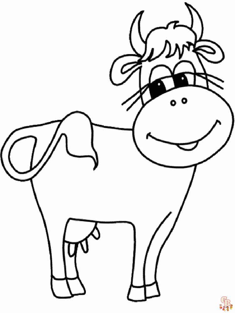 Coloriage vaches