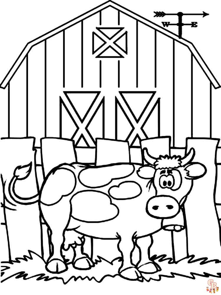 Coloriage vaches