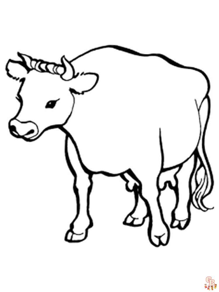 Coloriage vaches