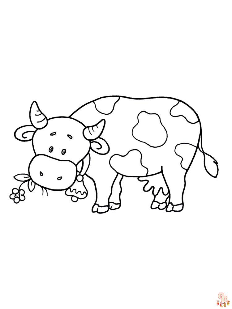 Coloriage vaches