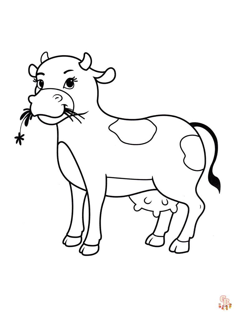 Coloriage vaches