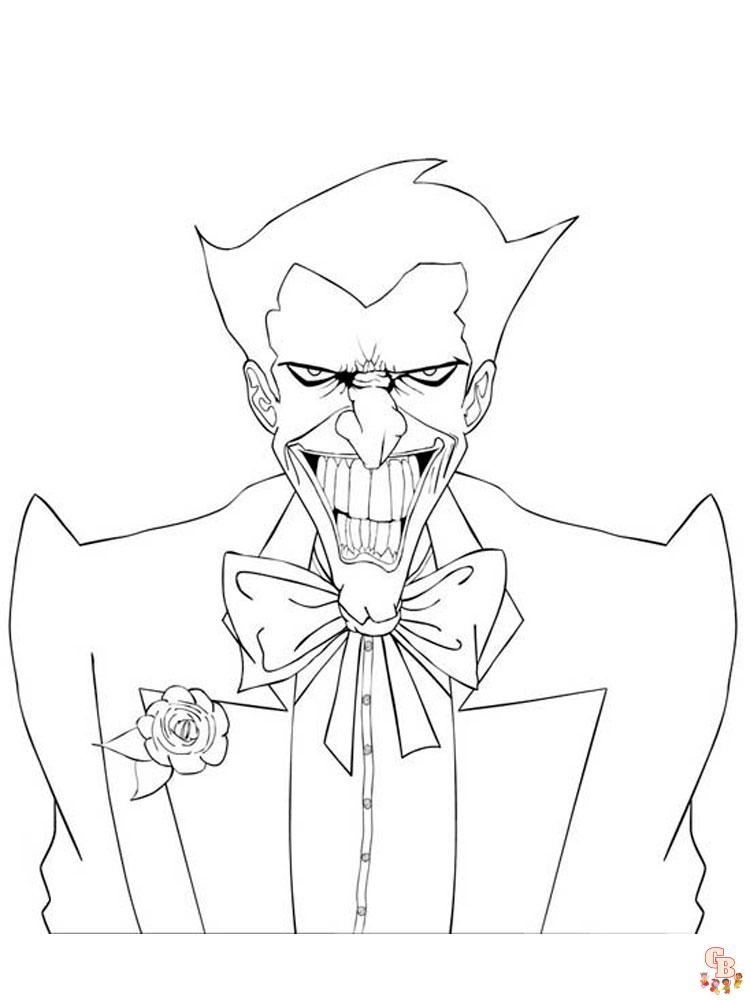 Joker para colorear