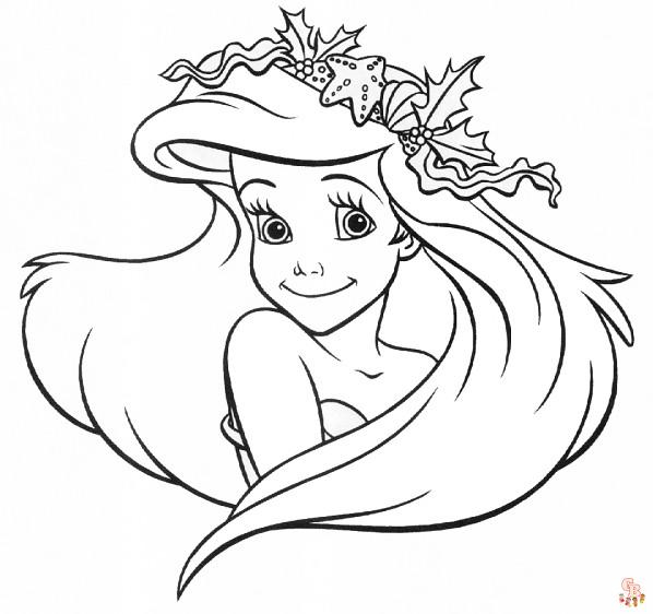 coloriage Ariel