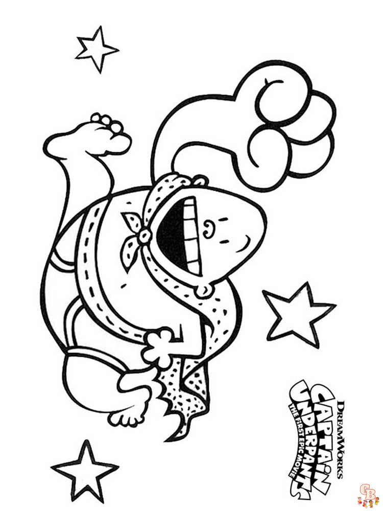 coloriage Capitaine Underpants