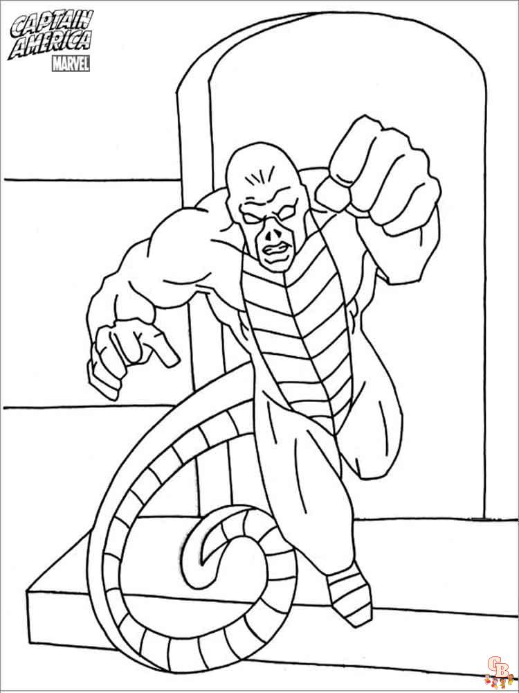 coloriage Captain America