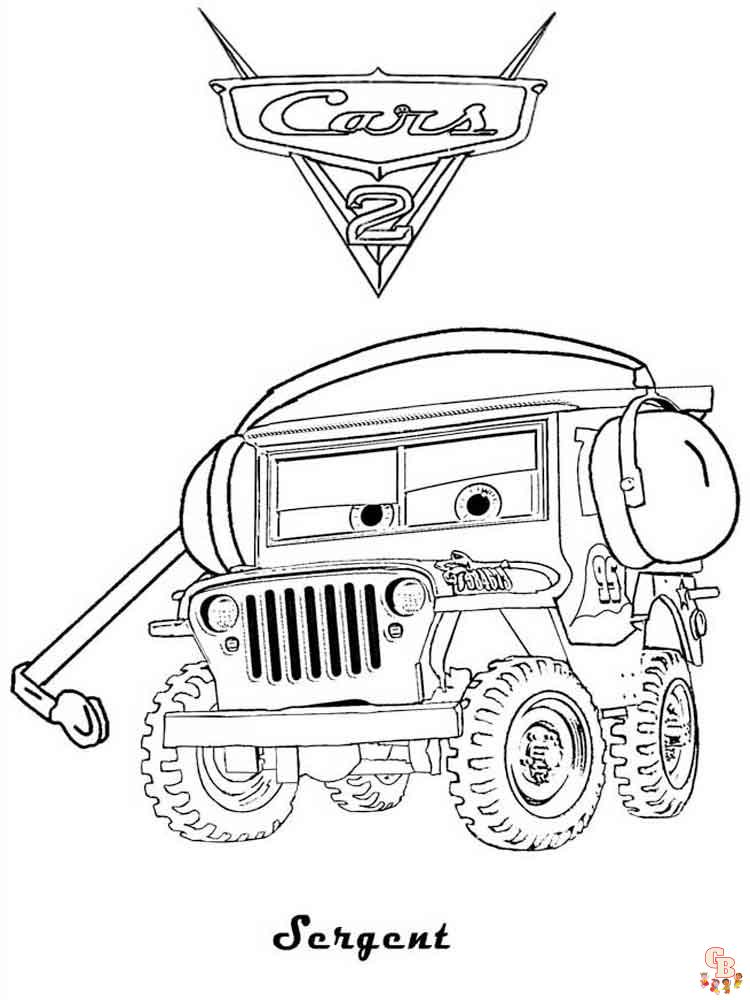 coloriage Car