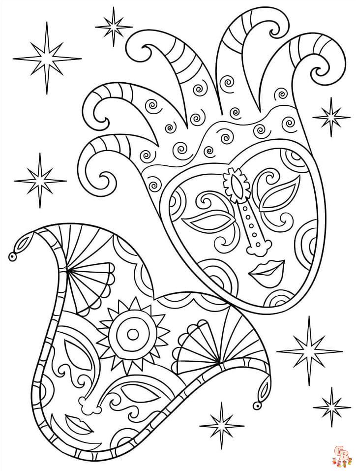 coloriage Carnaval