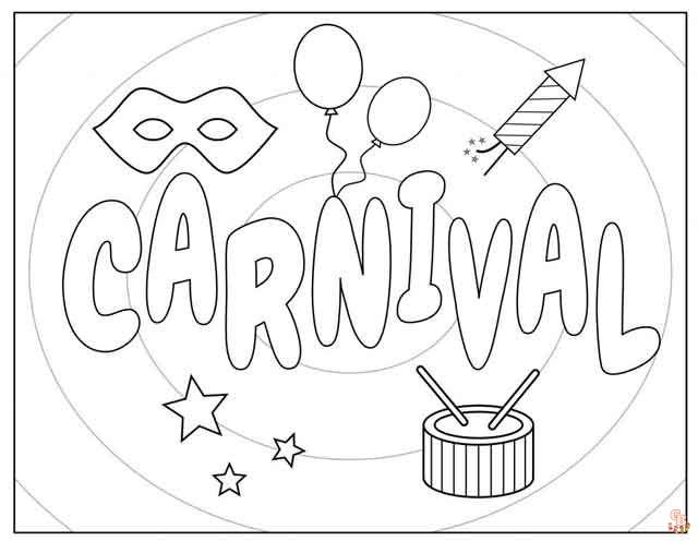 coloriage Carnaval