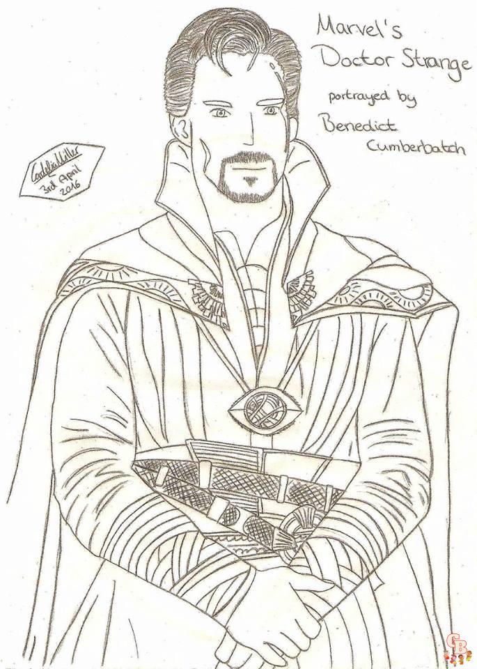 coloriage Doctor Strange