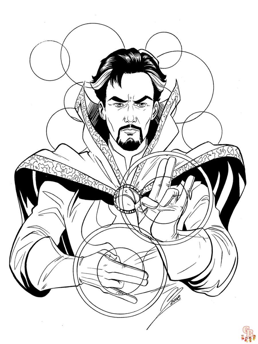 coloriage Doctor Strange