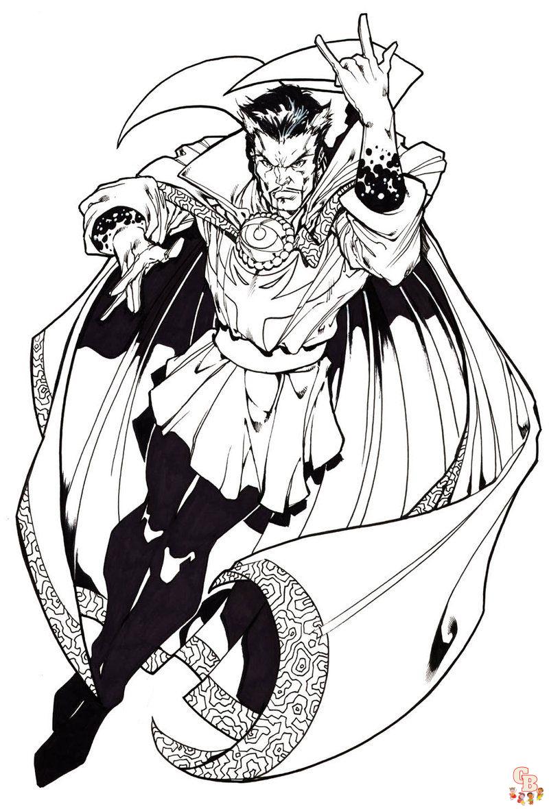 coloriage Doctor Strange