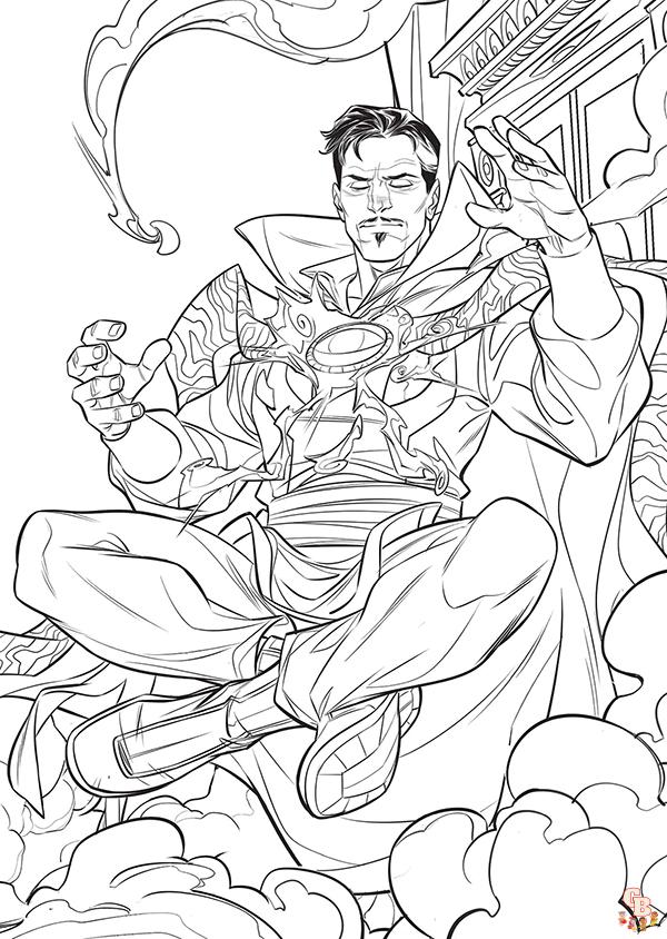 coloriage Doctor Strange