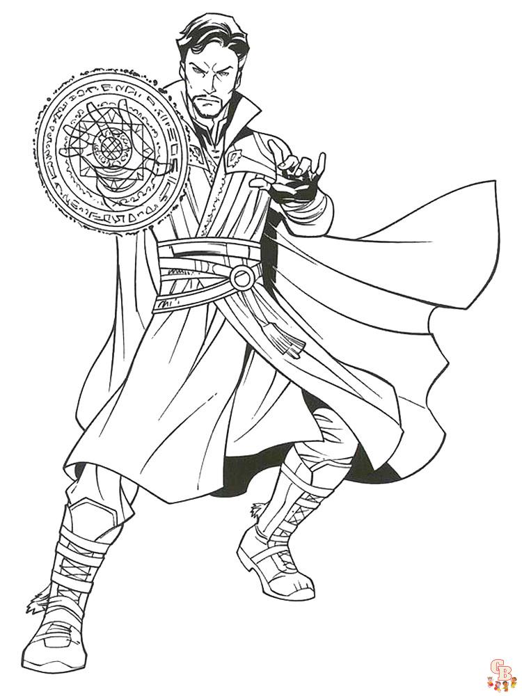 coloriage Doctor Strange