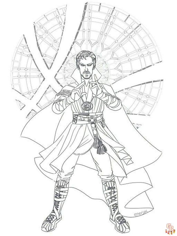 coloriage Doctor Strange