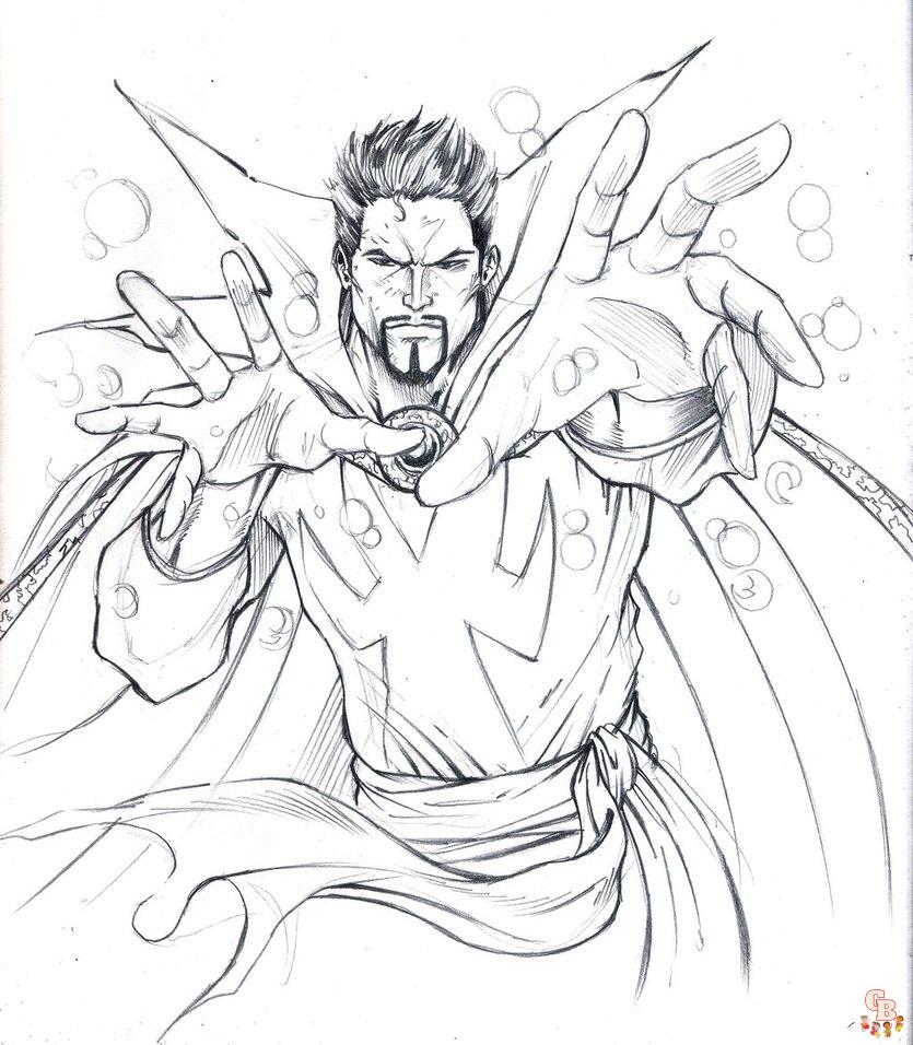 coloriage Doctor Strange