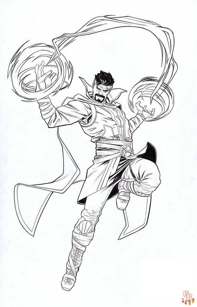 coloriage Doctor Strange