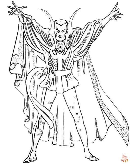 coloriage Doctor Strange