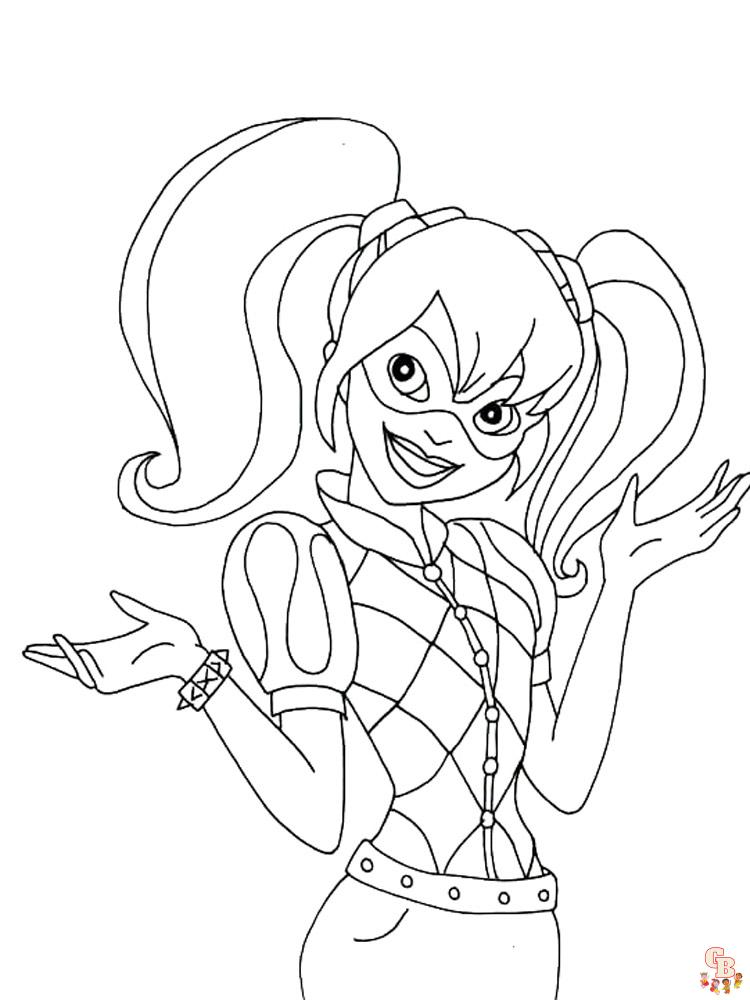 coloriage Harley Quinn