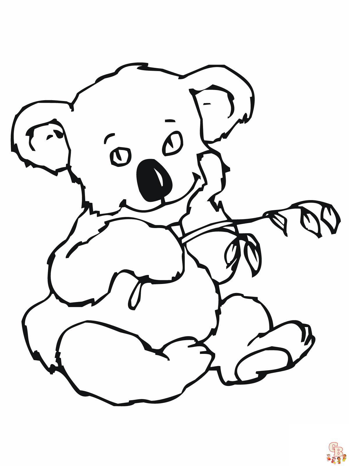 coloriage Koala