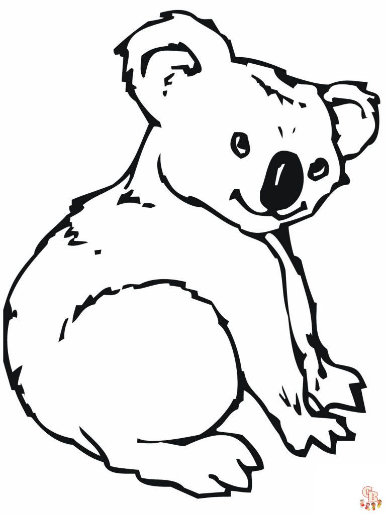 coloriage Koala