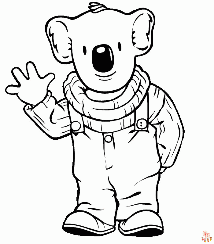 coloriage Koala