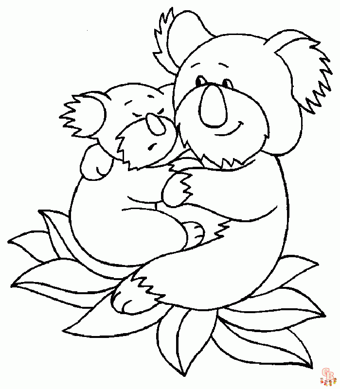 coloriage Koala