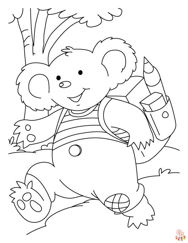 coloriage Koala