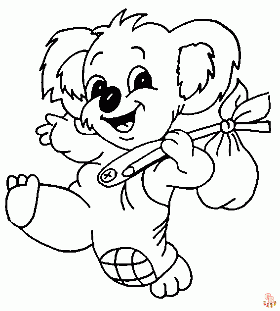 coloriage Koala