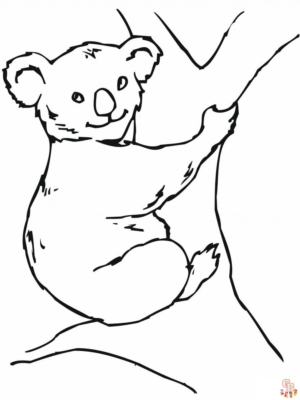 coloriage Koala