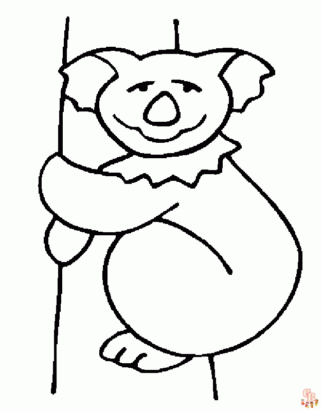 coloriage Koala