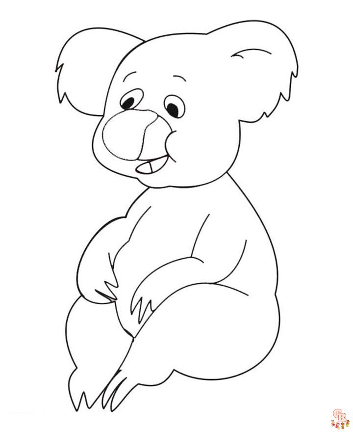 coloriage Koala