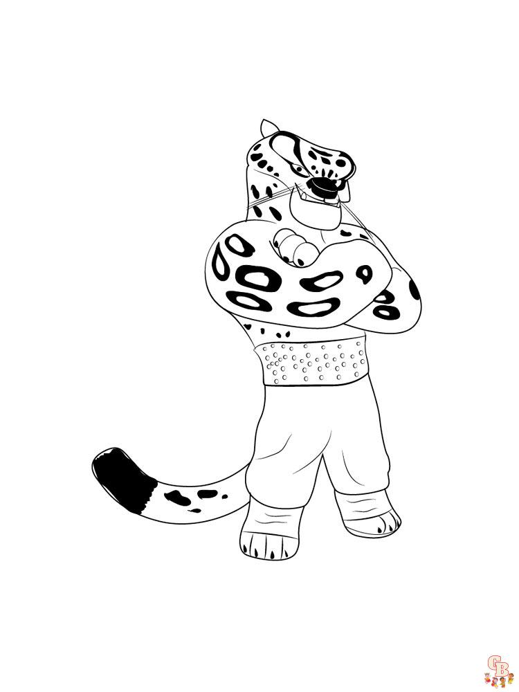 coloriage Kung Fu Panda