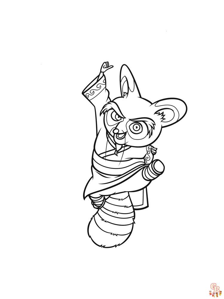 coloriage Kung Fu Panda